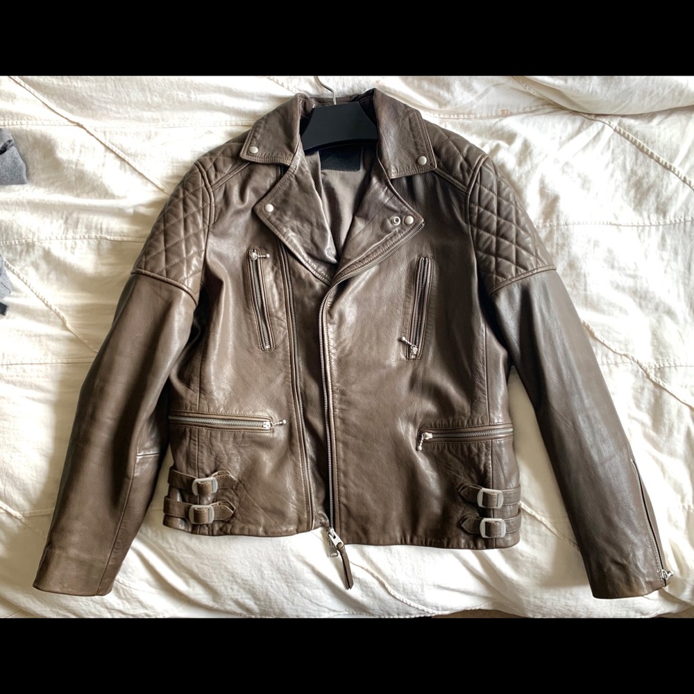 Men’s All Saints Leather Jacket